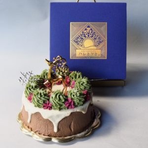 クリスマス限定のヴィーガンチョコレートケーキ