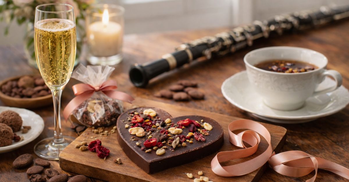 オーボエの生演奏とローチョコレートを楽しむイベント